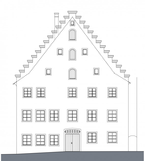 Fassade des Museums 1 zu 100